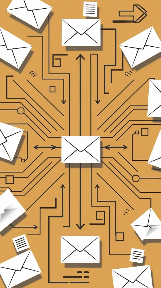 Voorbeeld van een geautomatiseerde e-mailflow